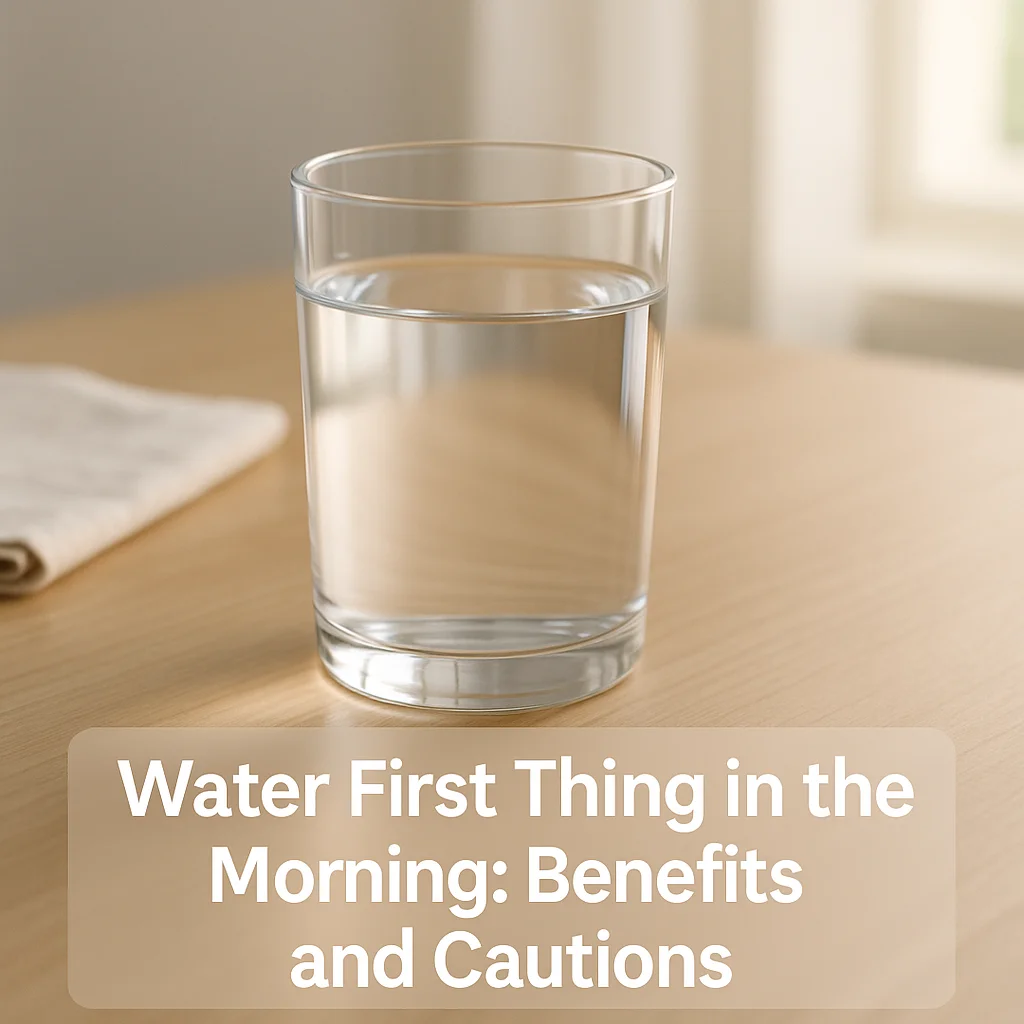 Water First Thing in the Morning: Benefits and Cautions
