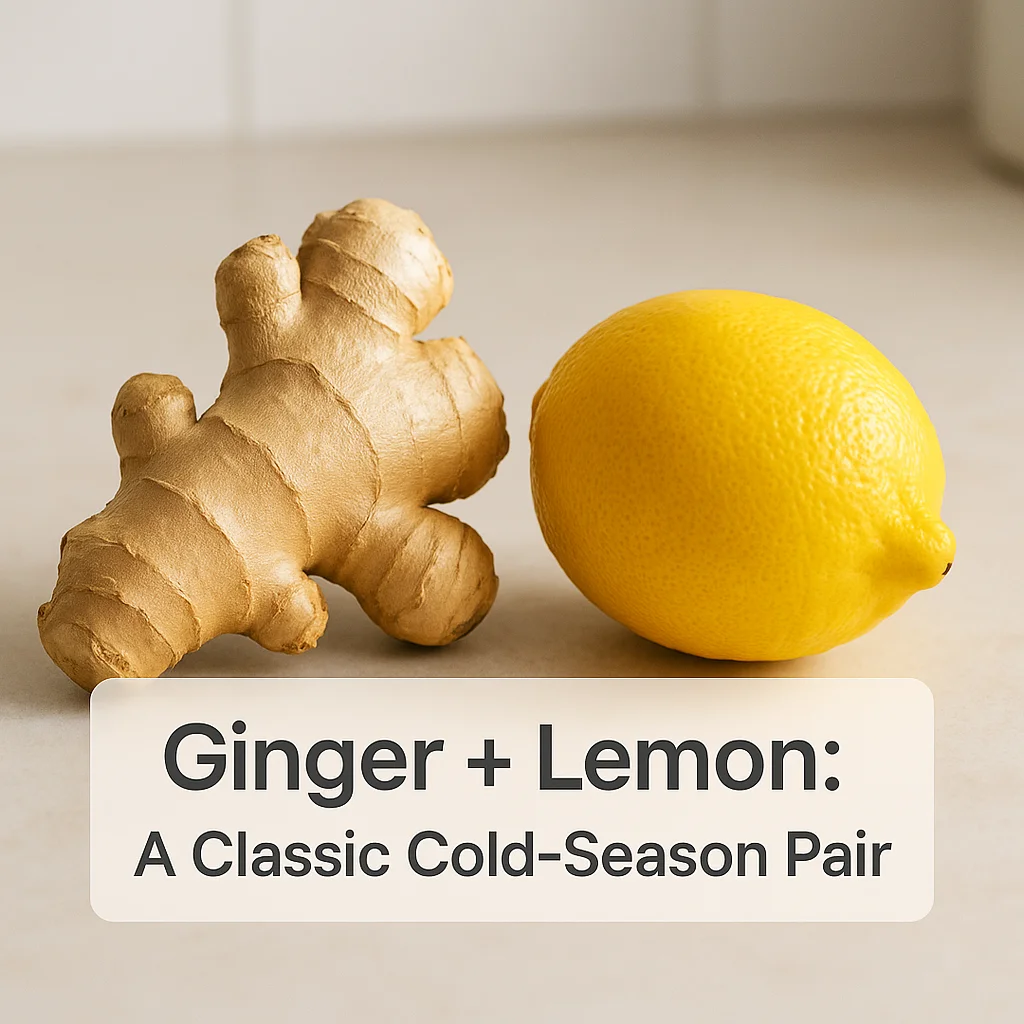 Ginger + Lemon: A Classic Cold-Season Pair