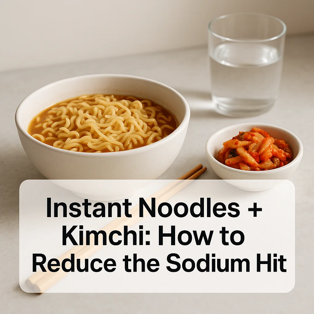 Instant Noodles + Kimchi: How to Reduce the Sodium Hit
