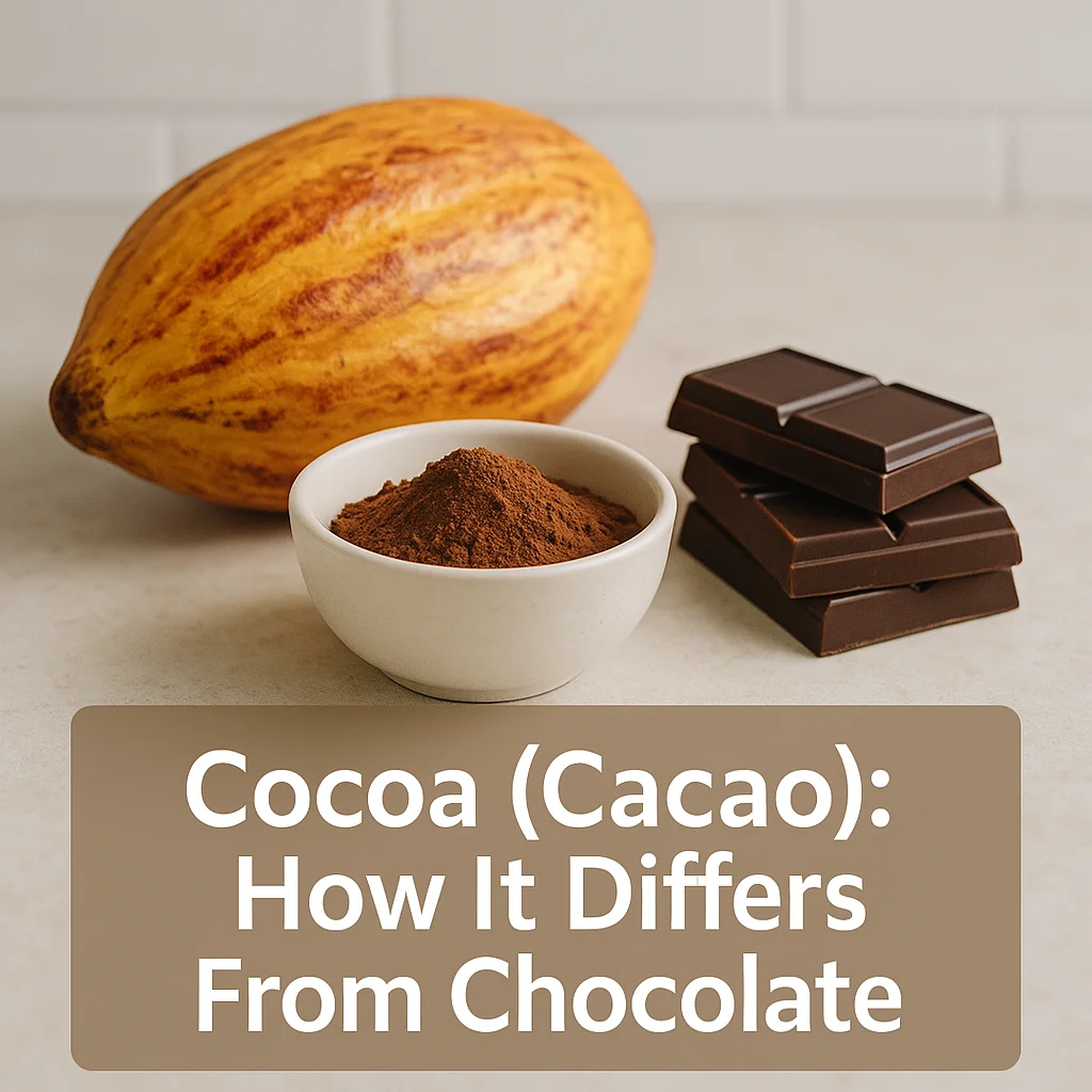 Cocoa (Cacao): How It Differs From Chocolate