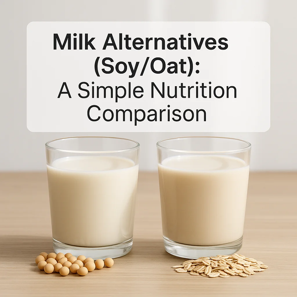 Milk Alternatives (Soy/Oat): A Simple Nutrition Comparison