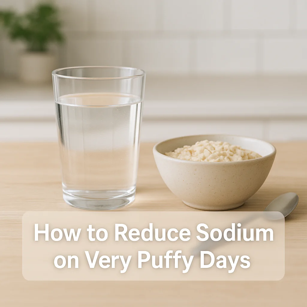 How to Reduce Sodium on Very Puffy Days