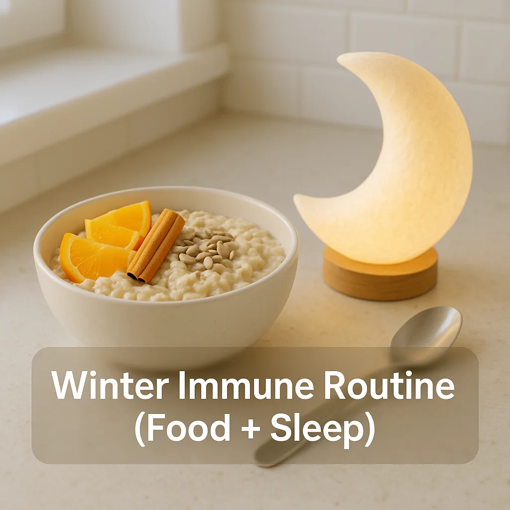 Winter Immune Routine (Food + Sleep)