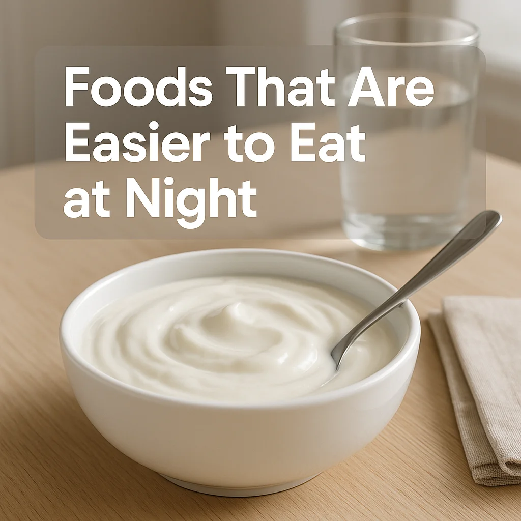 Foods That Are Easier to Eat at Night