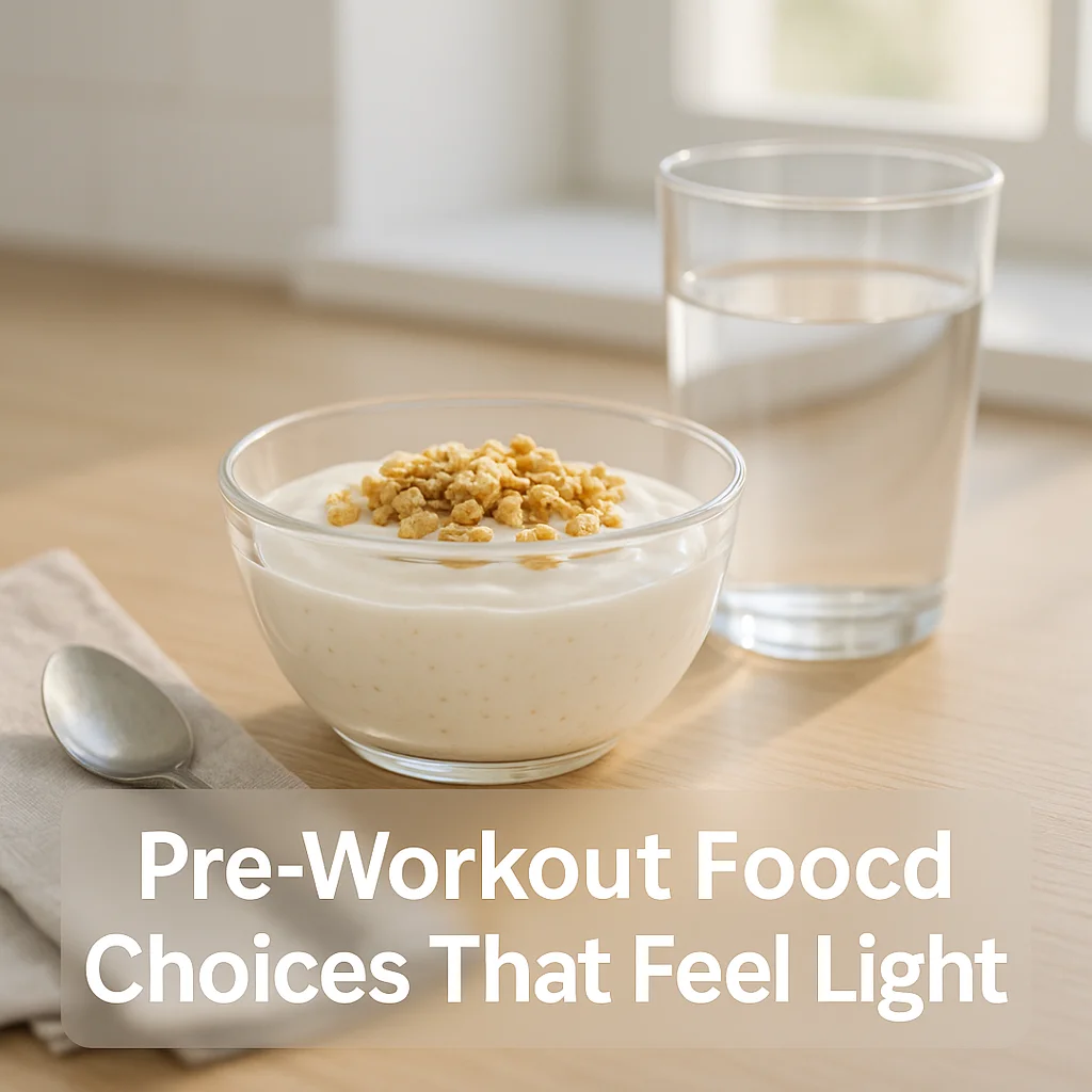Pre-Workout Food Choices That Feel Light