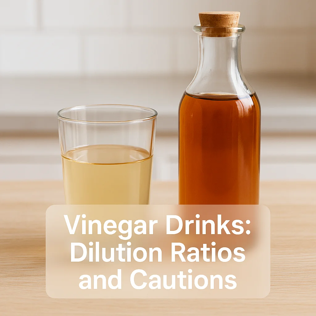 Vinegar Drinks: Dilution Ratios and Cautions