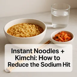 Instant Noodles Kimchi How To Reduce The Sodium Hit